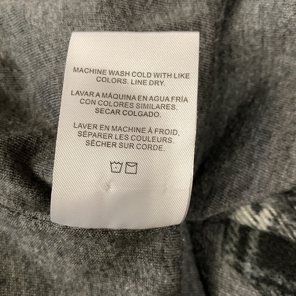 Thread & Supply black ivory plaid shacket size small - Picture 7 of 7